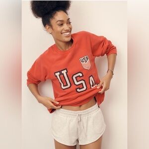 Original Retro Brand USA Sweatshirt Red Size Small